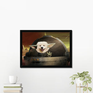 Baby Yoda: Custom Pet Portrait - Paw & Glory - Dog Portraits - Pet Portraits