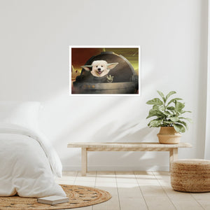 Baby Yoda: Custom Pet Poster - Paw & Glory - Dog Portraits - Pet Portraits