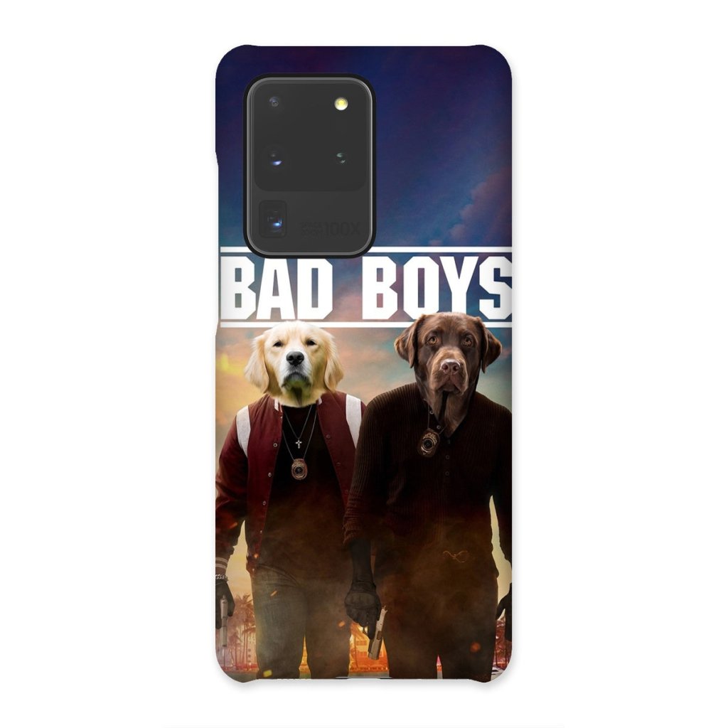 Bad Boys: Custom Pet Snap Phone Case - Paw & Glory - Dog Portraits - Pet Portraits