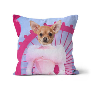 Barbie: Custom Pet Pillow - Paw & Glory - Dog Portraits - Pet Portraits