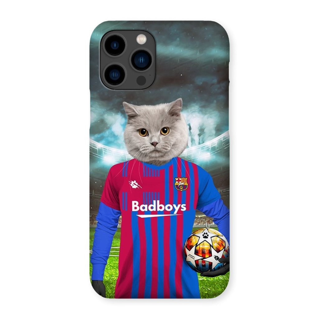 Barkcelona Football Club: Custom Pet Phone Case - Paw & Glory - Dog Portraits - Pet Portraits