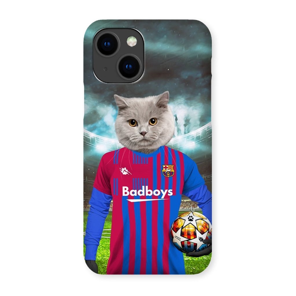 Barkcelona Football Club: Custom Pet Phone Case - Paw & Glory - Dog Portraits - Pet Portraits