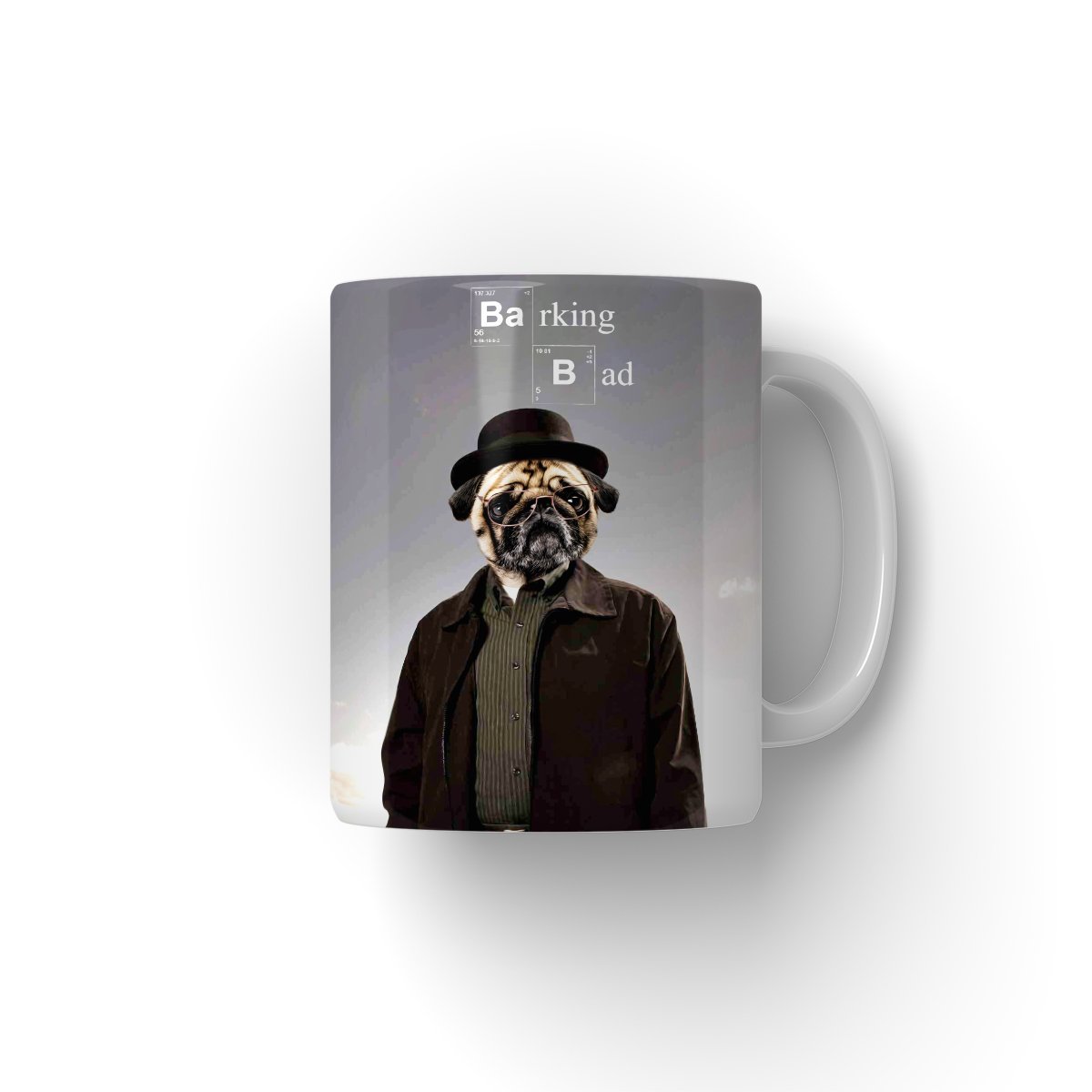 Barking Bad: Custom Pet Coffee Mug - Paw & Glory - Dog Portraits - Pet Portraits