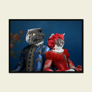 Baron and Baroness: Custom Pet Portrait - Paw & Glory - Dog Portraits - Pet Portraits