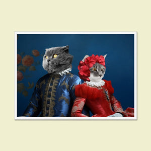 Baron and Baroness: Custom Pet Portrait - Paw & Glory - Dog Portraits - Pet Portraits