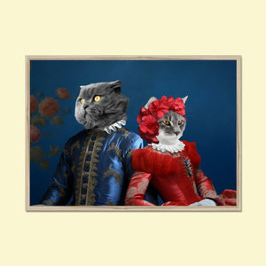 Baron and Baroness: Custom Pet Portrait - Paw & Glory - Dog Portraits - Pet Portraits