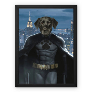 Batman: Custom Pet Canvas - Paw & Glory - Dog Portraits - Pet Portraits