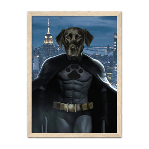 Batman: Custom Pet Portrait - Paw & Glory - Dog Portraits - Pet Portraits