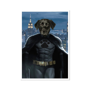 Batman: Custom Pet Portrait - Paw & Glory - Dog Portraits - Pet Portraits