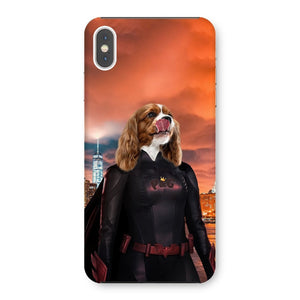 Batwoman: Custom Pet Phone Case - Paw & Glory - Dog Portraits - Pet Portraits