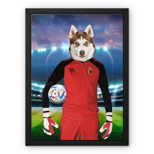 Belgium Football Team (FIFA 2022): Custom Pet Canvas - Paw & Glory - Dog Portraits - Pet Portraits