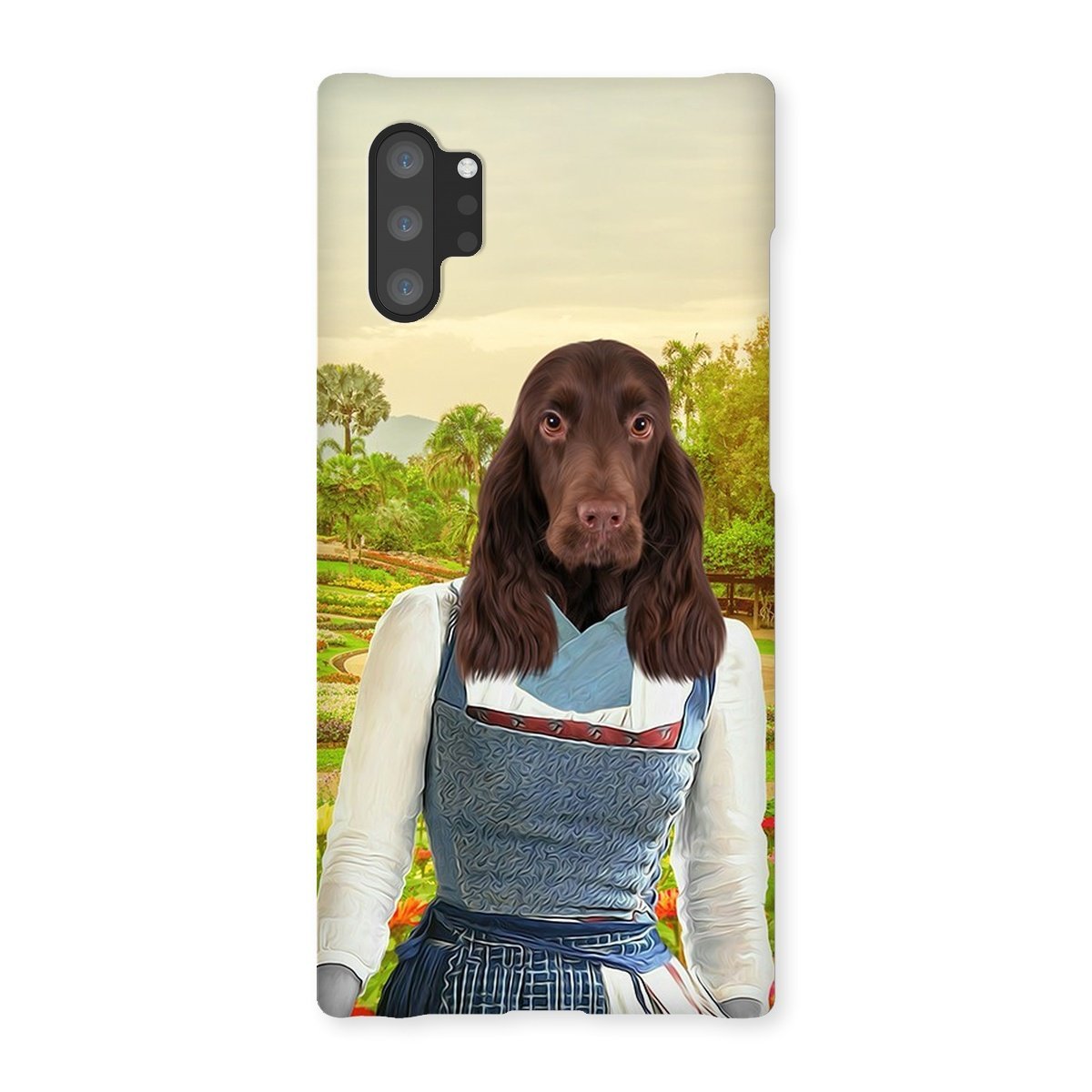 Belle (Beauty & The Beast Inspired): Custom Pet Phone Case - Paw & Glory - Dog Portraits - Pet Portraits