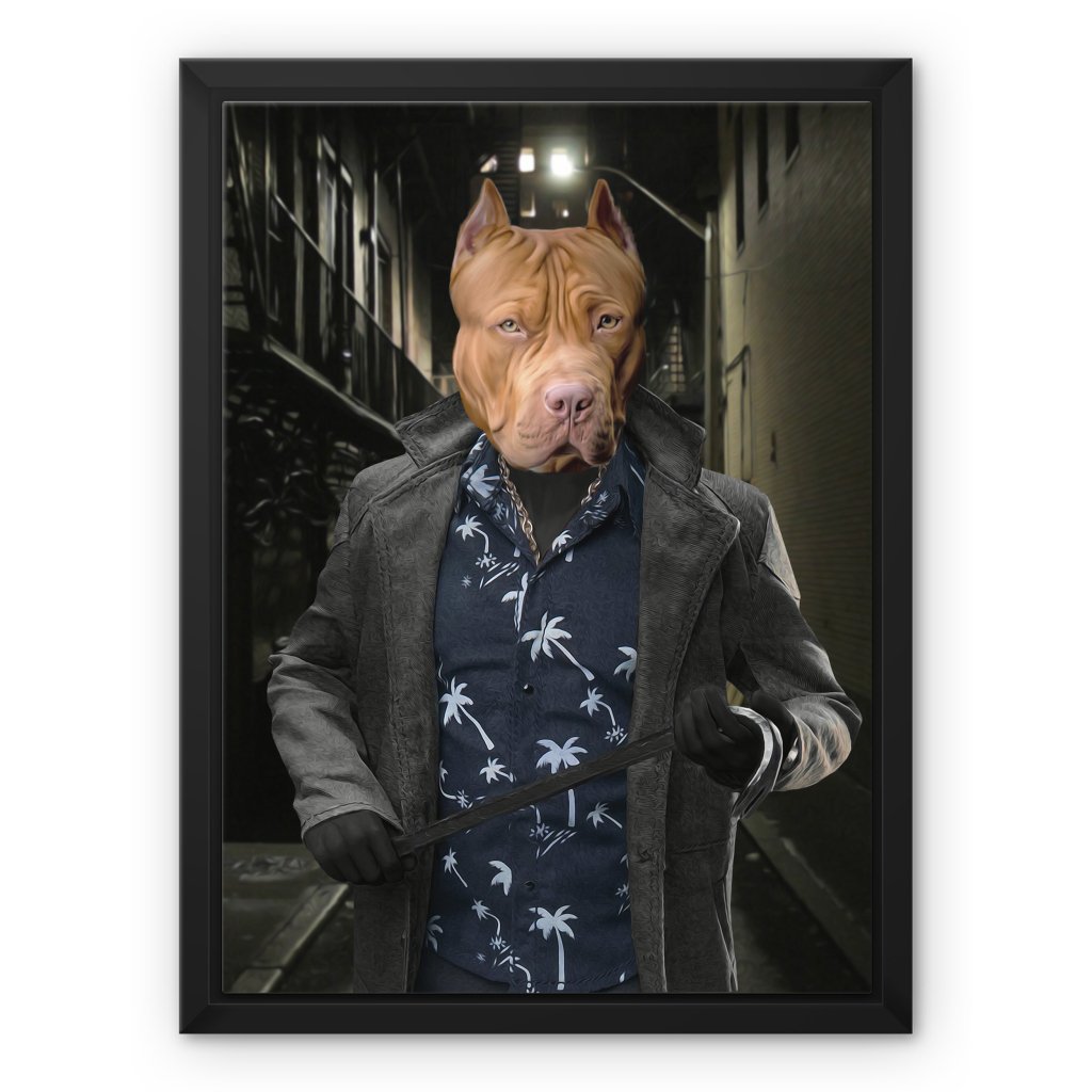 Billy Butcher (The Boys Inspired): Custom Pet Canvas - Paw & Glory - Dog Portraits - Pet Portraits