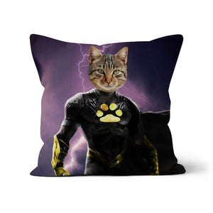 Black Adam (DC Superhero Inspired): Custom Pet Pillow - Paw & Glory - Dog Portraits - Pet Portraits