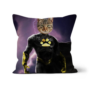 Black Adam (DC Superhero Inspired): Custom Pet Pillow - Paw & Glory - Dog Portraits - Pet Portraits