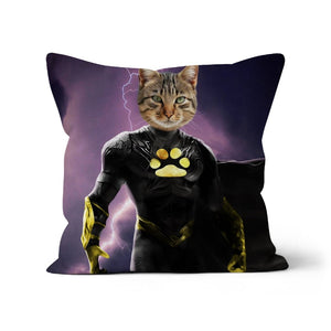 Black Adam (DC Superhero Inspired): Custom Pet Pillow - Paw & Glory - Dog Portraits - Pet Portraits