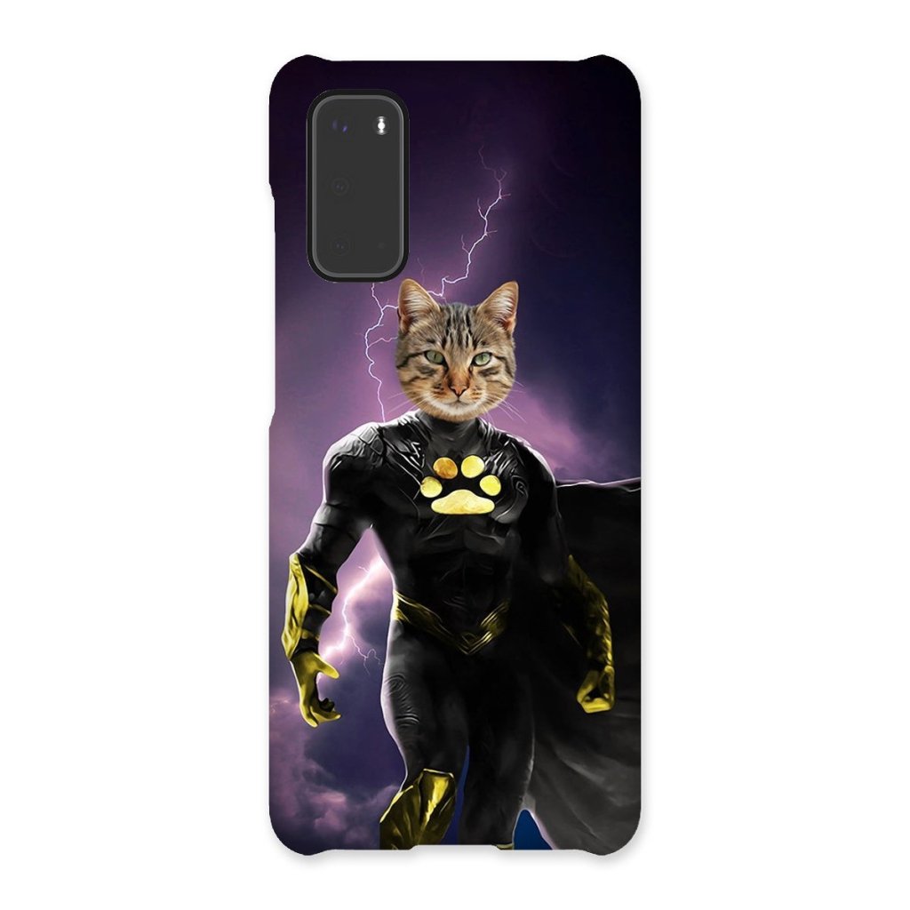 Black Adam (DC Superhero Inspired): Custom Pet Snap Phone Case - Paw & Glory - Dog Portraits - Pet Portraits