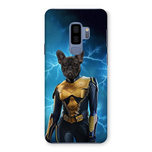 Black Lightening (DC Superhero Inspired): Custom Pet Phone Case - Paw & Glory - Dog Portraits - Pet Portraits