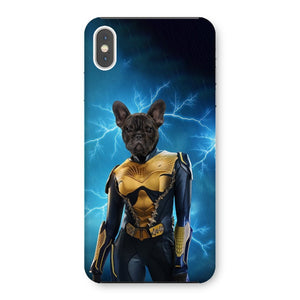 Black Lightening (DC Superhero Inspired): Custom Pet Phone Case - Paw & Glory - Dog Portraits - Pet Portraits