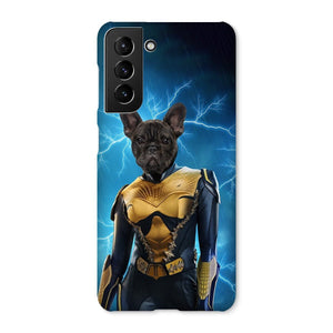 Black Lightening (DC Superhero Inspired): Custom Pet Phone Case - Paw & Glory - Dog Portraits - Pet Portraits