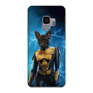 Black Lightening (DC Superhero Inspired): Custom Pet Phone Case - Paw & Glory - Dog Portraits - Pet Portraits