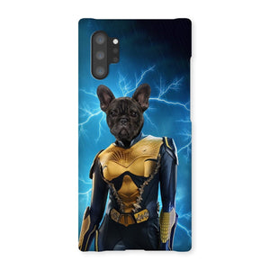 Black Lightening (DC Superhero Inspired): Custom Pet Phone Case - Paw & Glory - Dog Portraits - Pet Portraits