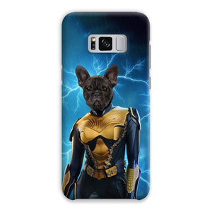 Black Lightening (DC Superhero Inspired): Custom Pet Phone Case - Paw & Glory - Dog Portraits - Pet Portraits