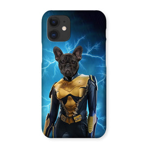 Black Lightening (DC Superhero Inspired): Custom Pet Phone Case - Paw & Glory - Dog Portraits - Pet Portraits