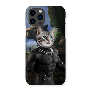 Black Panther (Marvel Inspired): Custom Pet Phone Case - Paw & Glory - Dog Portraits - Pet Portraits