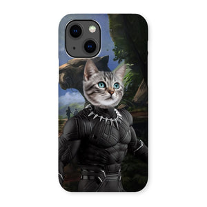 Black Panther (Marvel Inspired): Custom Pet Phone Case - Paw & Glory - Dog Portraits - Pet Portraits