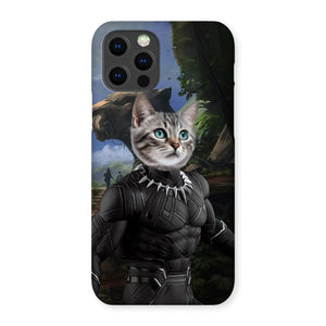 Black Panther (Marvel Inspired): Custom Pet Phone Case - Paw & Glory - Dog Portraits - Pet Portraits