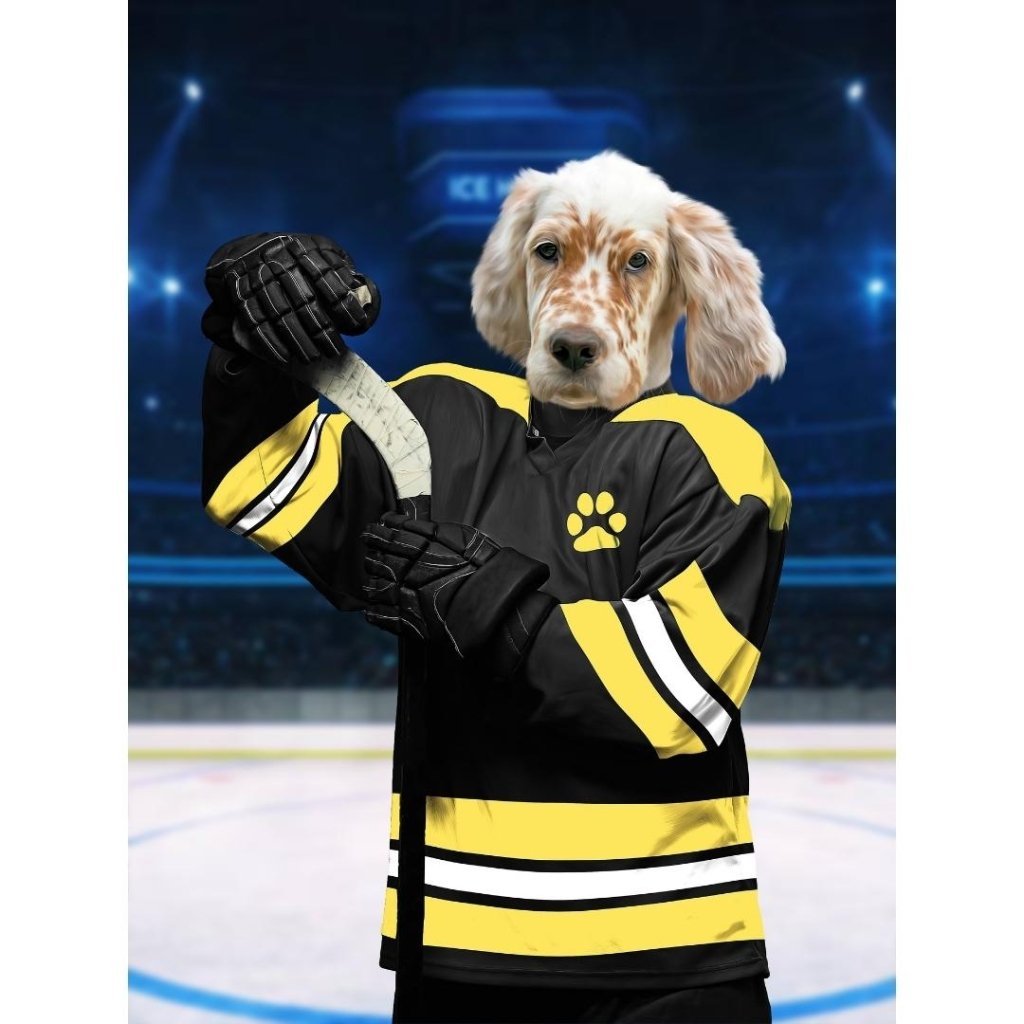 Boston Furr Bruins: Custom Digital Download Pet Portrait - Paw & Glory - Dog Portraits - Pet Portraits