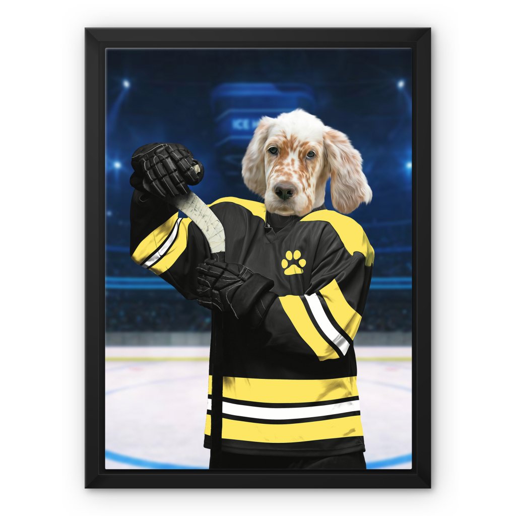 Boston Furr Bruins: Custom Pet Canvas - Paw & Glory - Dog Portraits - Pet Portraits