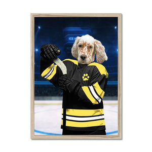 Boston Furr Bruins: Custom Pet Portrait - Paw & Glory - Dog Portraits - Pet Portraits