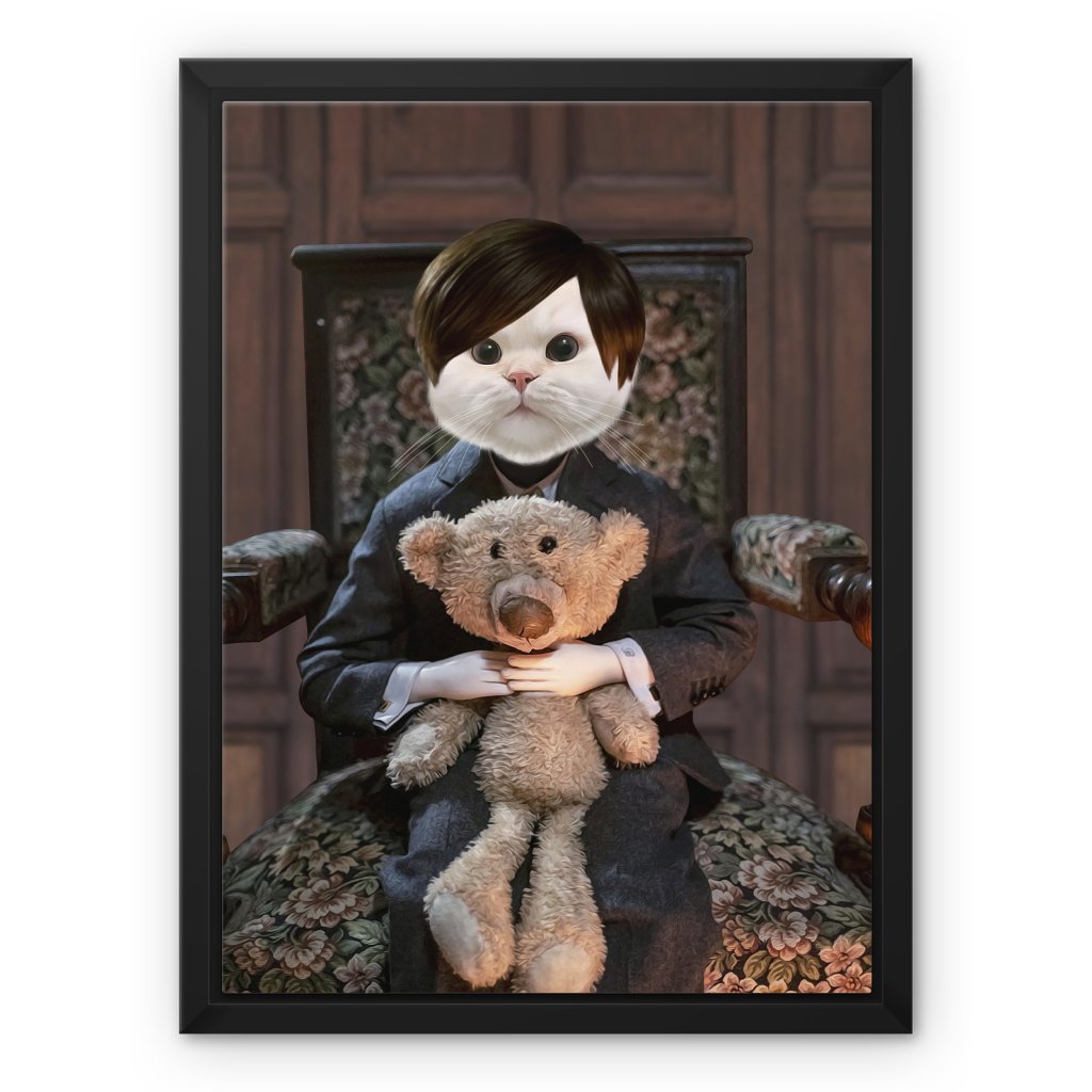 Brahms (The Boy Movie Inspired): Custom Pet Canvas - Paw & Glory - Dog Portraits - Pet Portraits