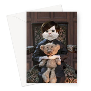 Brahms (The Boy Movie Inspired): Custom Pet Greeting Card - Paw & Glory - Dog Portraits - Pet Portraits