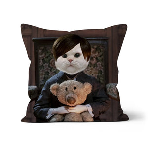 Brahms (The Boy Movie Inspired): Custom Pet Pillow - Paw & Glory - Dog Portraits - Pet Portraits