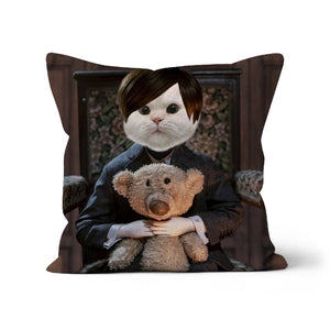 Brahms (The Boy Movie Inspired): Custom Pet Pillow - Paw & Glory - Dog Portraits - Pet Portraits