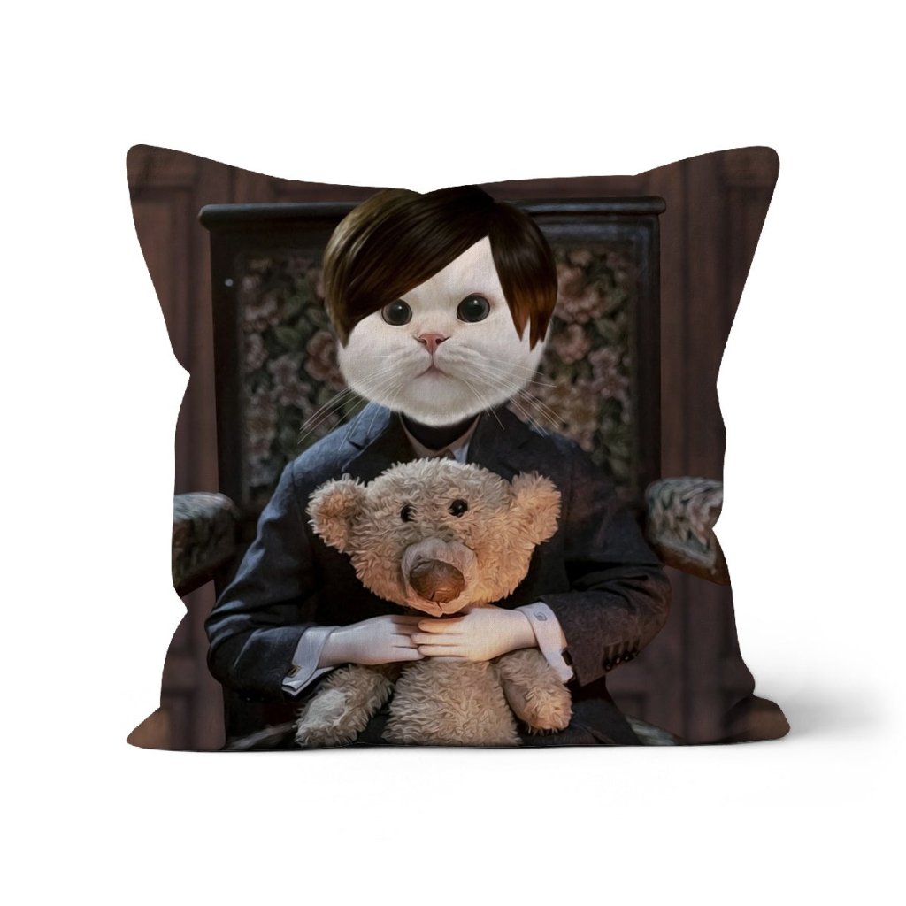 Brahms (The Boy Movie Inspired): Custom Pet Pillow - Paw & Glory - Dog Portraits - Pet Portraits