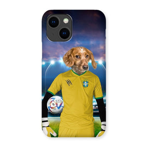 Brazil Football Team (FIFA 2022): Custom Pet Phone Case - Paw & Glory - Dog Portraits - Pet Portraits