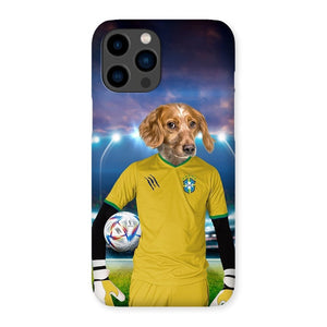 Brazil Football Team (FIFA 2022): Custom Pet Phone Case - Paw & Glory - Dog Portraits - Pet Portraits