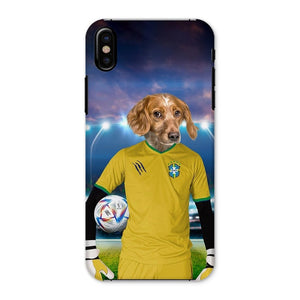 Brazil Football Team (FIFA 2022): Custom Pet Phone Case - Paw & Glory - Dog Portraits - Pet Portraits