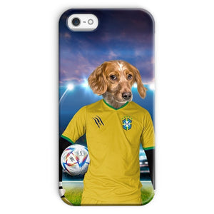 Brazil Football Team (FIFA 2022): Custom Pet Phone Case - Paw & Glory - Dog Portraits - Pet Portraits