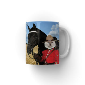 Canadian Police Officer: Custom Pet Coffee Mug - Paw & Glory - Dog Portraits - Pet Portraits