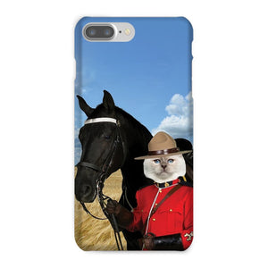 Canadian Police Officer: Custom Pet Phone Case - Paw & Glory - Dog Portraits - Pet Portraits