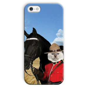 Canadian Police Officer: Custom Pet Phone Case - Paw & Glory - Dog Portraits - Pet Portraits