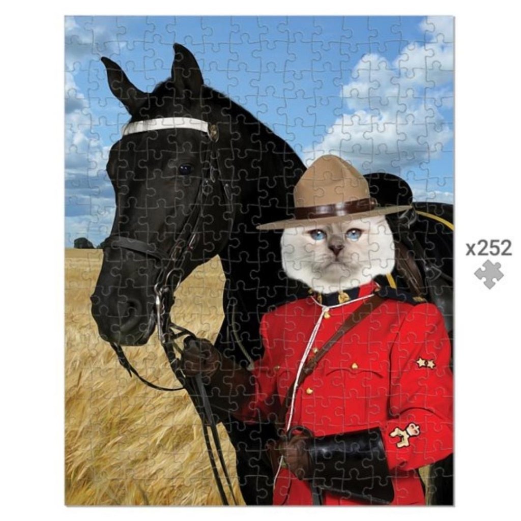 Canadian Police Officer: Custom Pet Puzzle - Paw & Glory - Dog Portraits - Pet Portraits