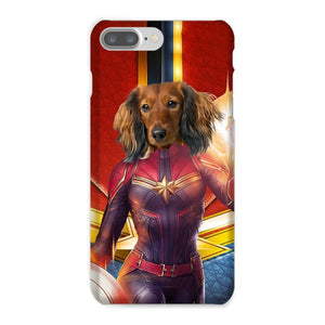 Captain Marvel: Custom Pet Phone Case - Paw & Glory - Dog Portraits - Pet Portraits