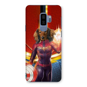 Captain Marvel: Custom Pet Phone Case - Paw & Glory - Dog Portraits - Pet Portraits