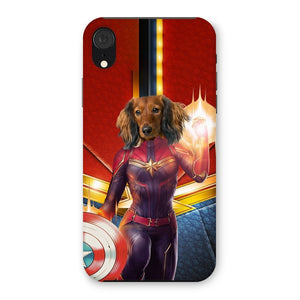 Captain Marvel: Custom Pet Phone Case - Paw & Glory - Dog Portraits - Pet Portraits